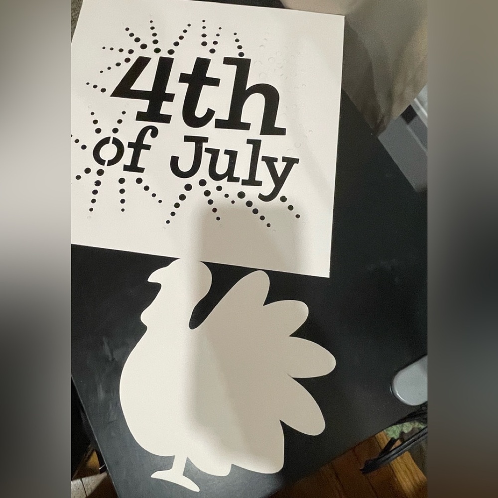 12x12 Holiday Stencil Set of 21 pages
